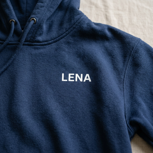 Hoodie mit Namen bedrucken – personalisierter Name-Hoodie