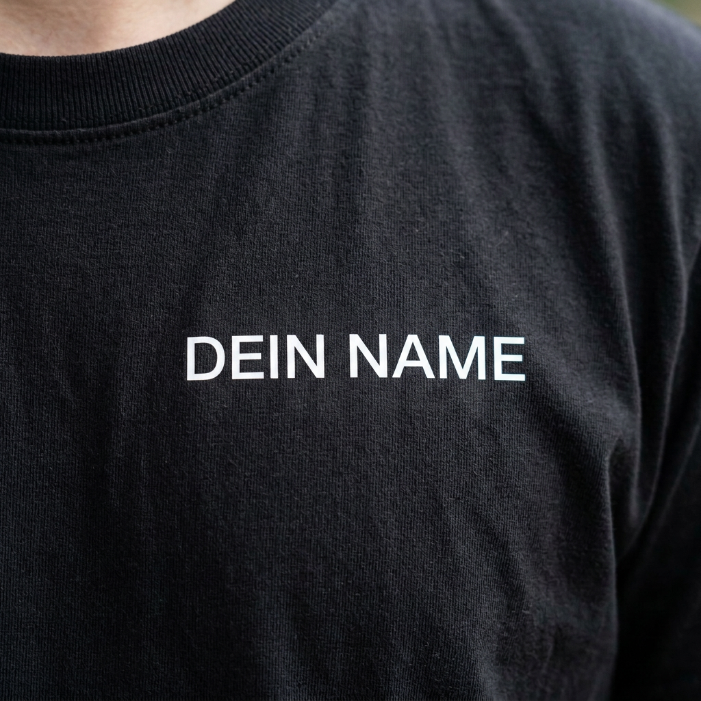 T-Shirt mit Namen bedrucken – personalisiertes Name-Shirt