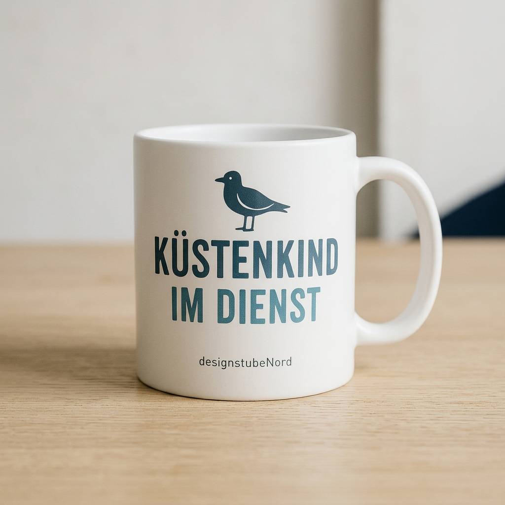 Tasse Küstenkind im Dienst